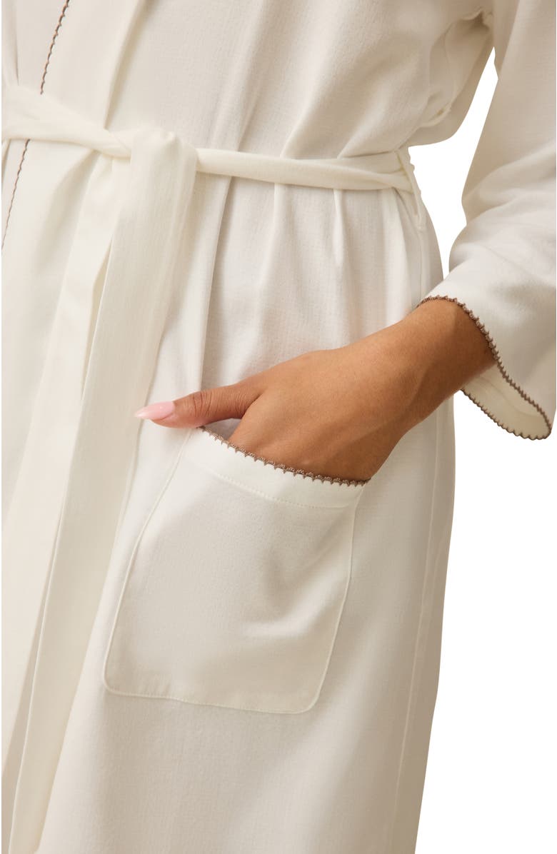 Kindred Bravely Cotton Blend Robe, Alternate, color, Taupe