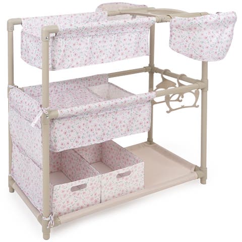 Little Flora Twin Doll Play Center