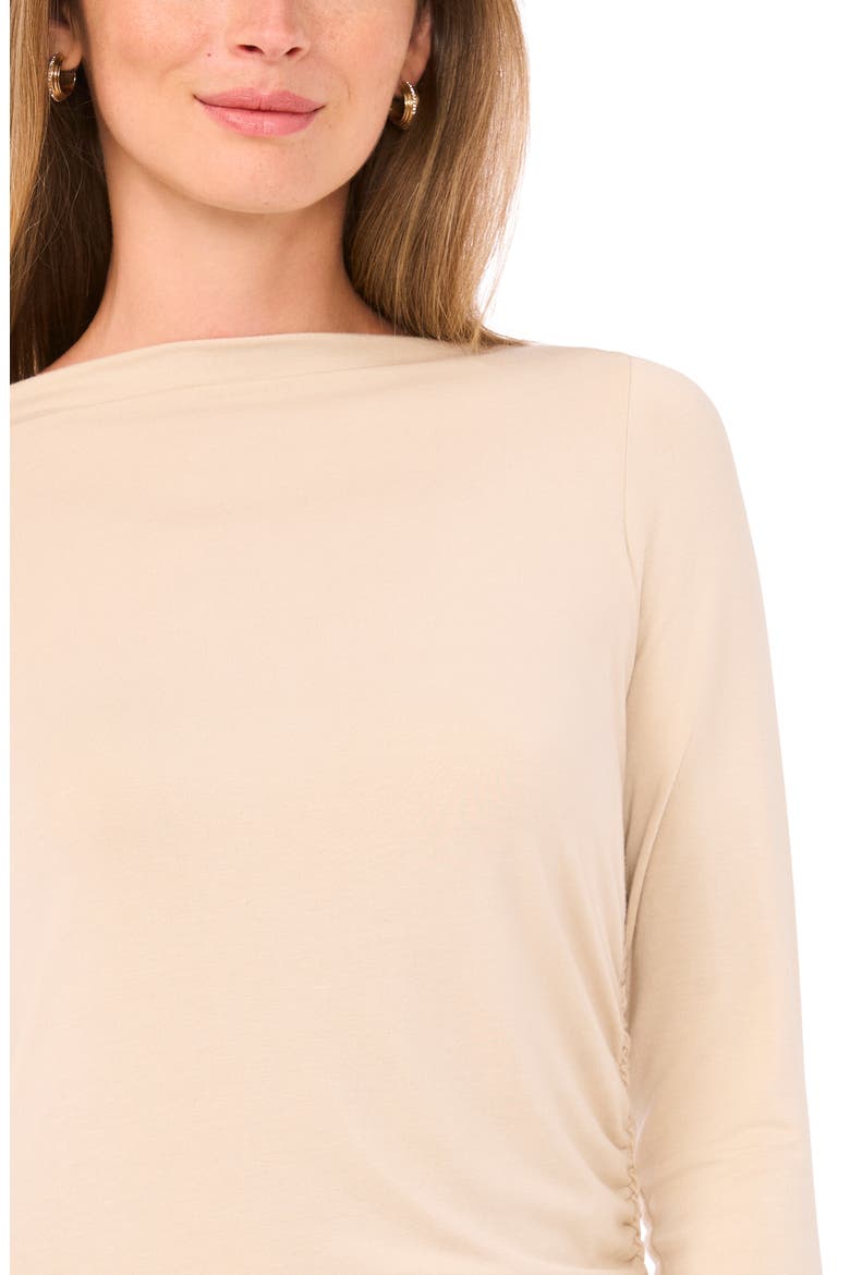 Boat Neck Long Sleeve Top, Alternate, color, OVERCAST