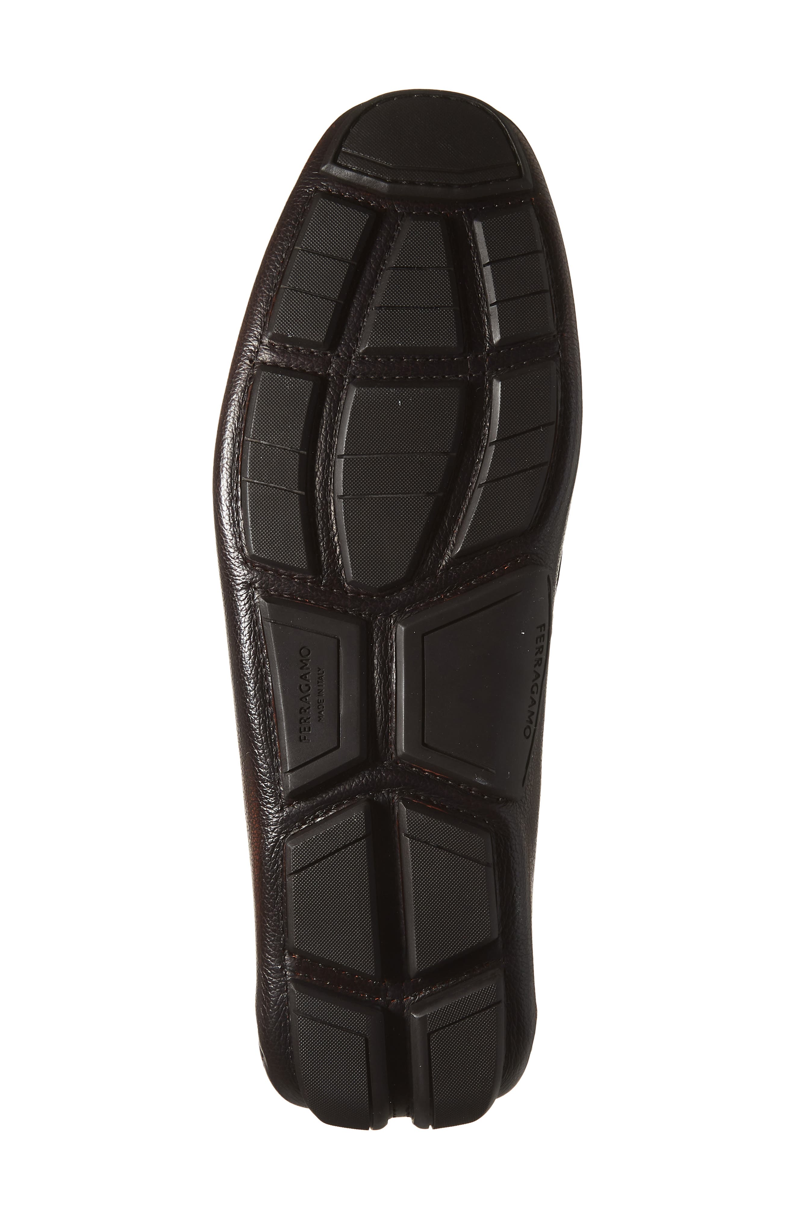 FERRAGAMO Front 4 Driving Shoe, Alternate, color, T.moro/ Citrus Marrone/ T.moro