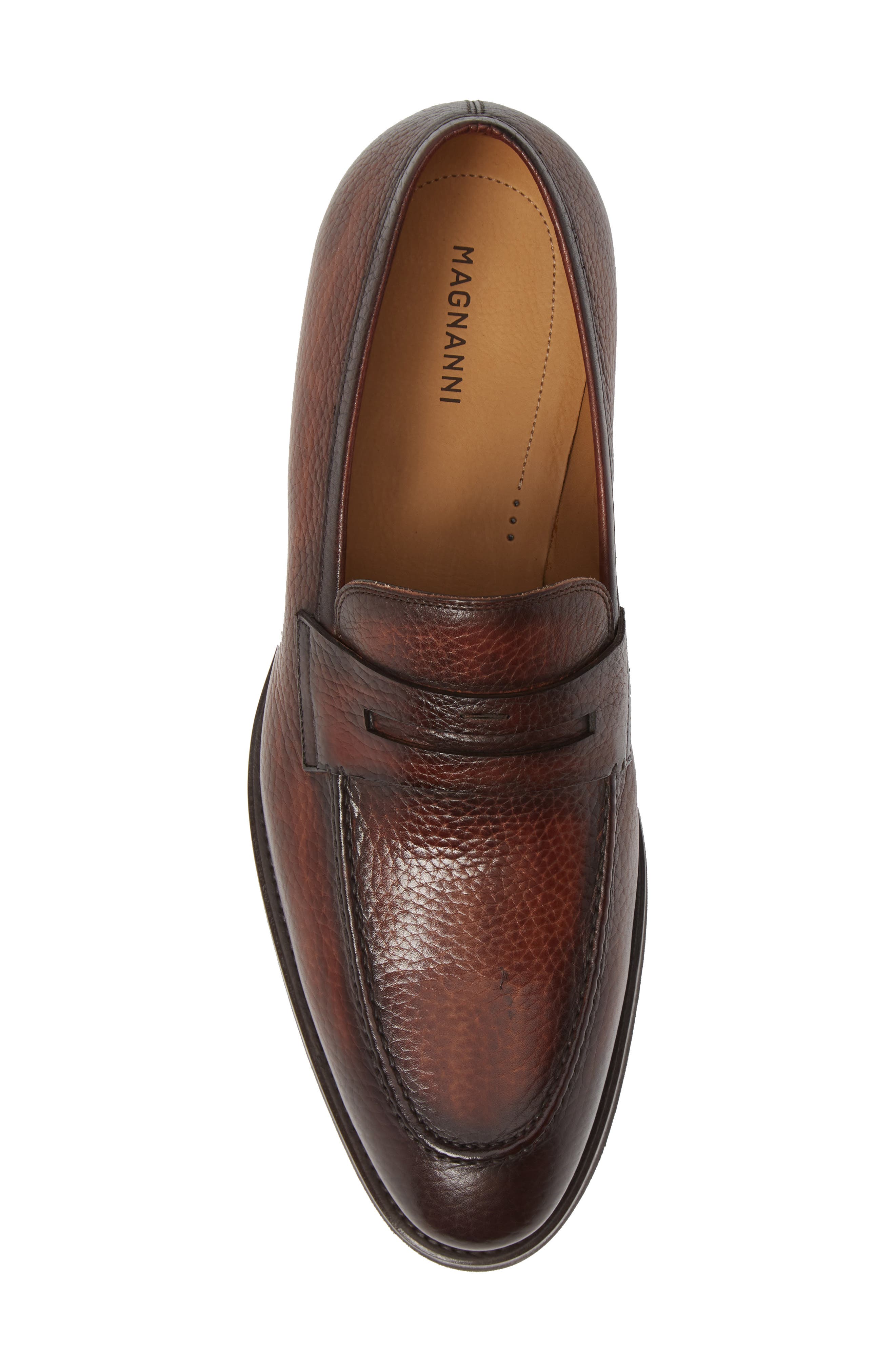 Magnanni Matlin Apron Toe Penny Loafer, Alternate, color, 