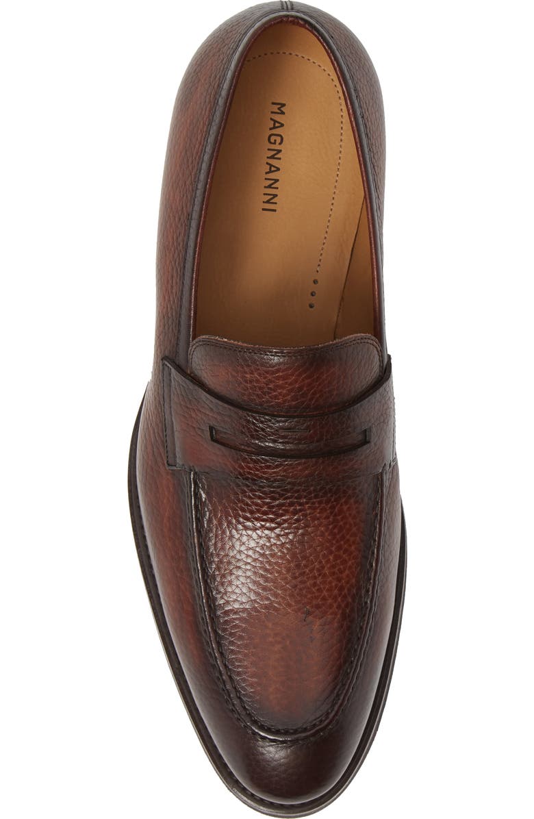 Magnanni Matlin Apron Toe Penny Loafer, Alternate, color,