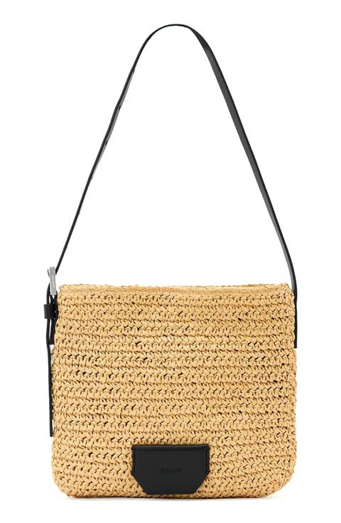 Mini Asha Paper Straw Shoulder Bag