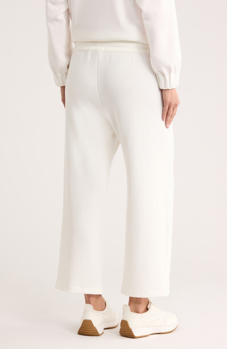 Peter Millar Flora Crop Pull-On Pants, Alternate, color, Soft White
