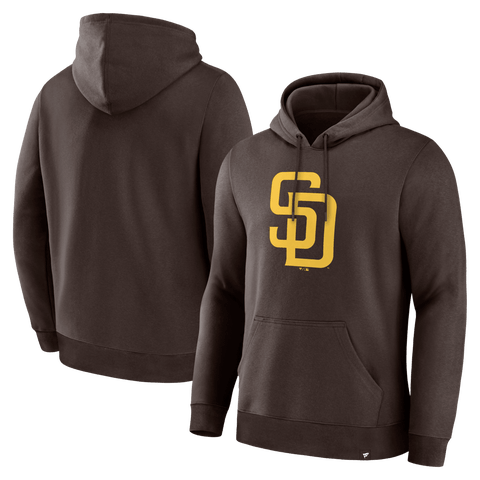 Men's Fanatics Brown San Diego Padres Primary Logo Legacy Hoodie