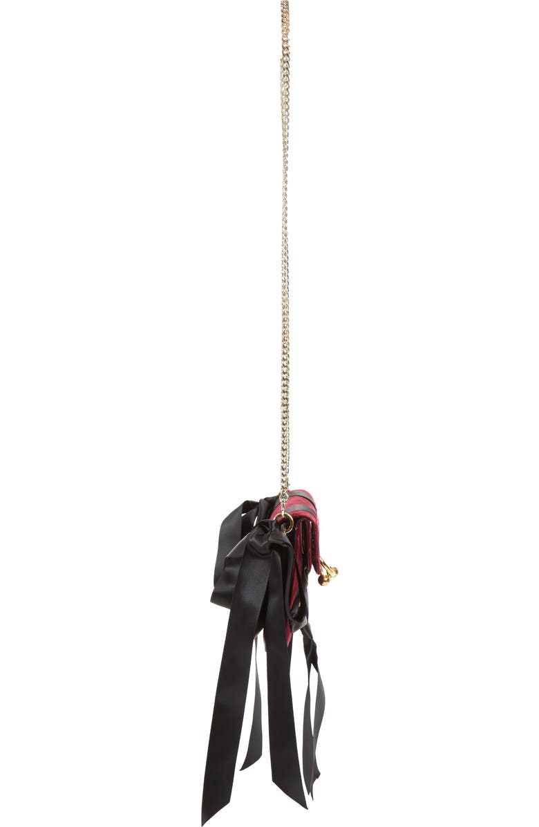 JW Anderson J.W.ANDERSON Mini Pierce Velvet Bag, Alternate, color,
