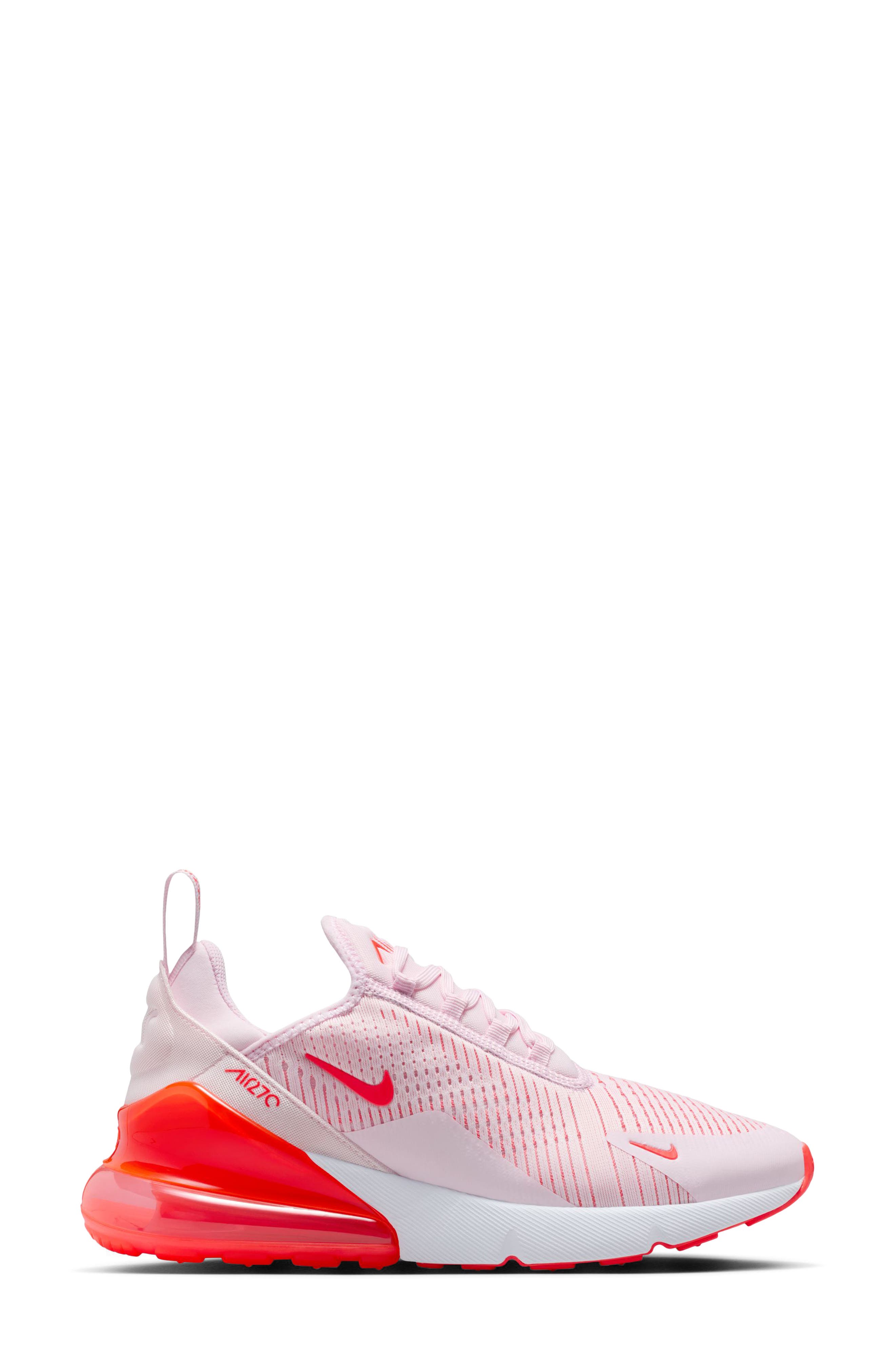 Nike Air Max 270 Sneaker, Alternate, color, Pink/ Bright Crimson/ White
