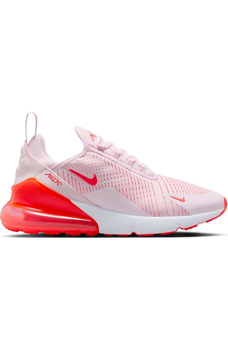 Nike Air Max 270 Sneaker, Alternate, color, Pink/ Bright Crimson/ White