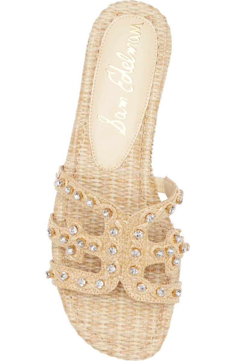 Sam Edelman Bay Jewel Slide Sandal, Alternate, color, Bleached Beechwood