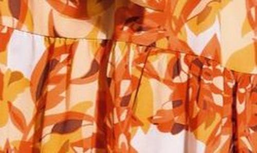 Flying Tomato Smocked Printed Long Sleeve Minidress