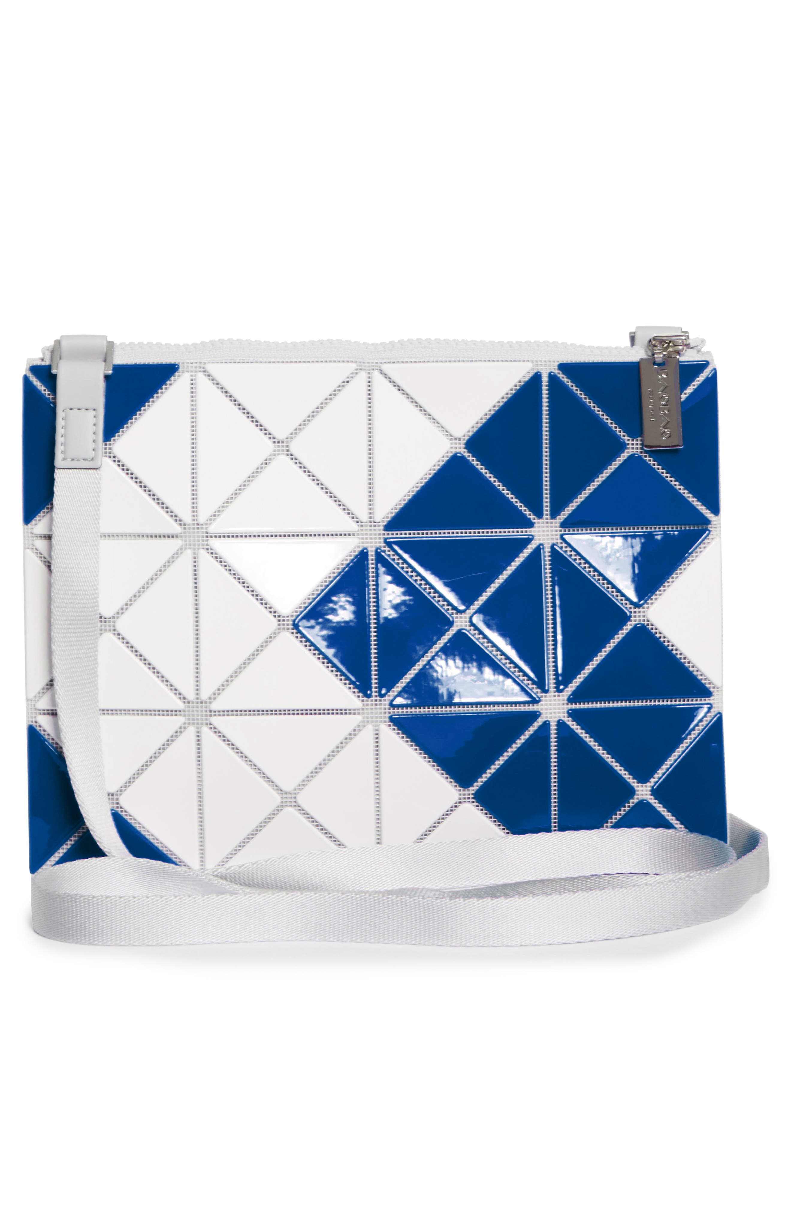 Bao Bao Issey Miyake Sign Prism Crossbody Bag, Alternate, color, Blue
