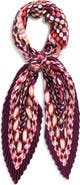Echo Pleated Dots on Dots Diamond Silk Scarf