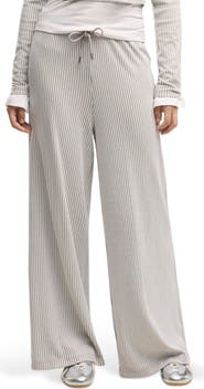 PUMA Ribbed Wide Leg Pants