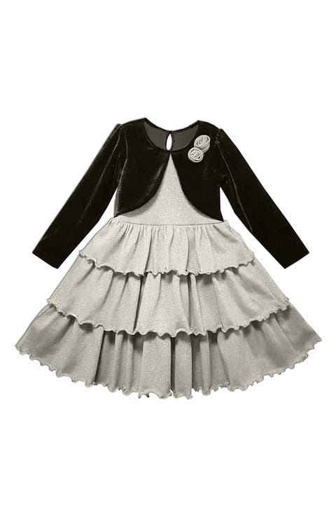 Kids' Sparkle Knit Party Dress (Little Kid)