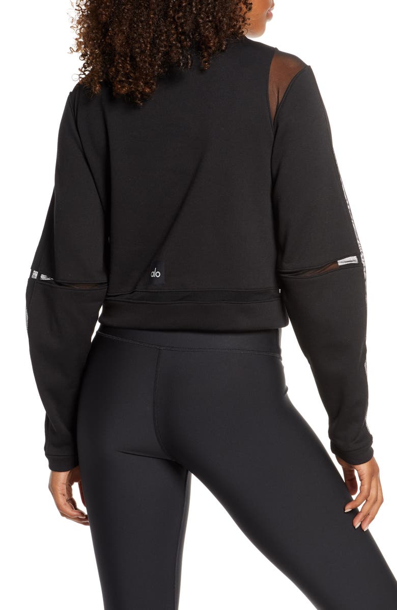 Alo Advanced Funnel Neck Pullover, Alternate, color, 