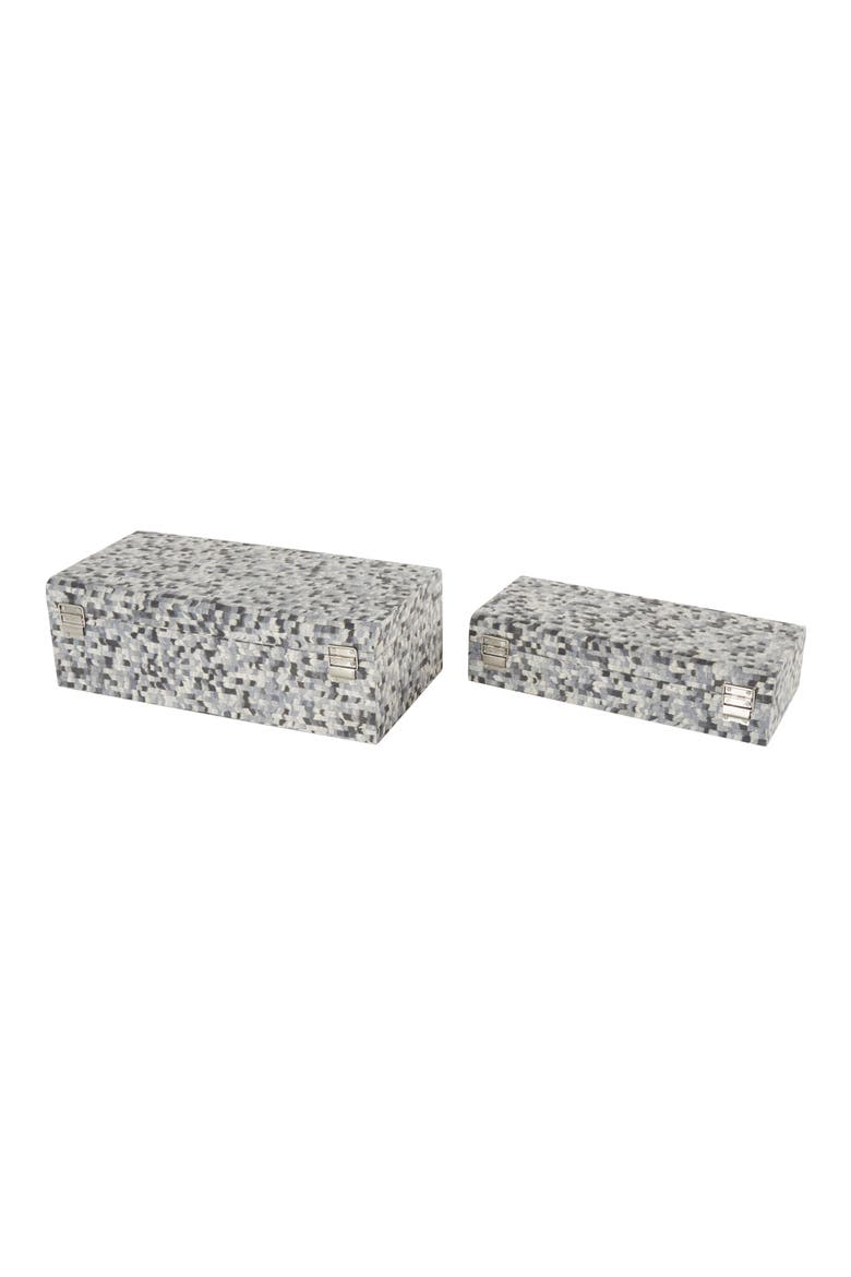 Set of 2 Jewelry Boxes, Alternate, color, GREY MULTI