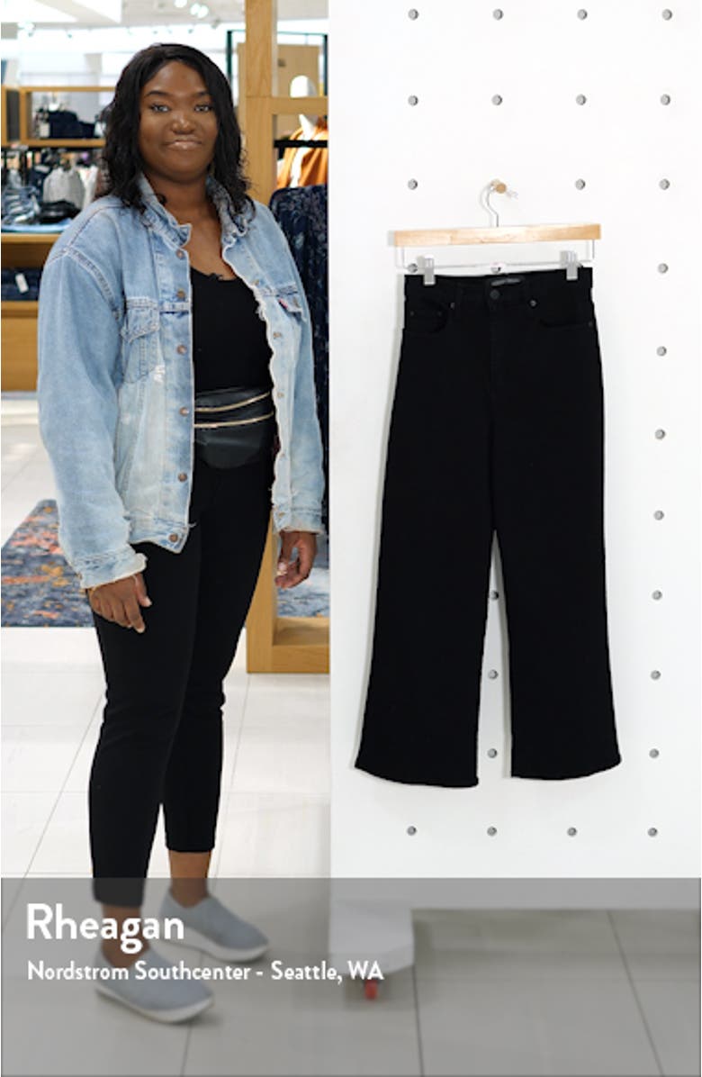 Milla Crop Wide Leg Jeans, sales video thumbnail