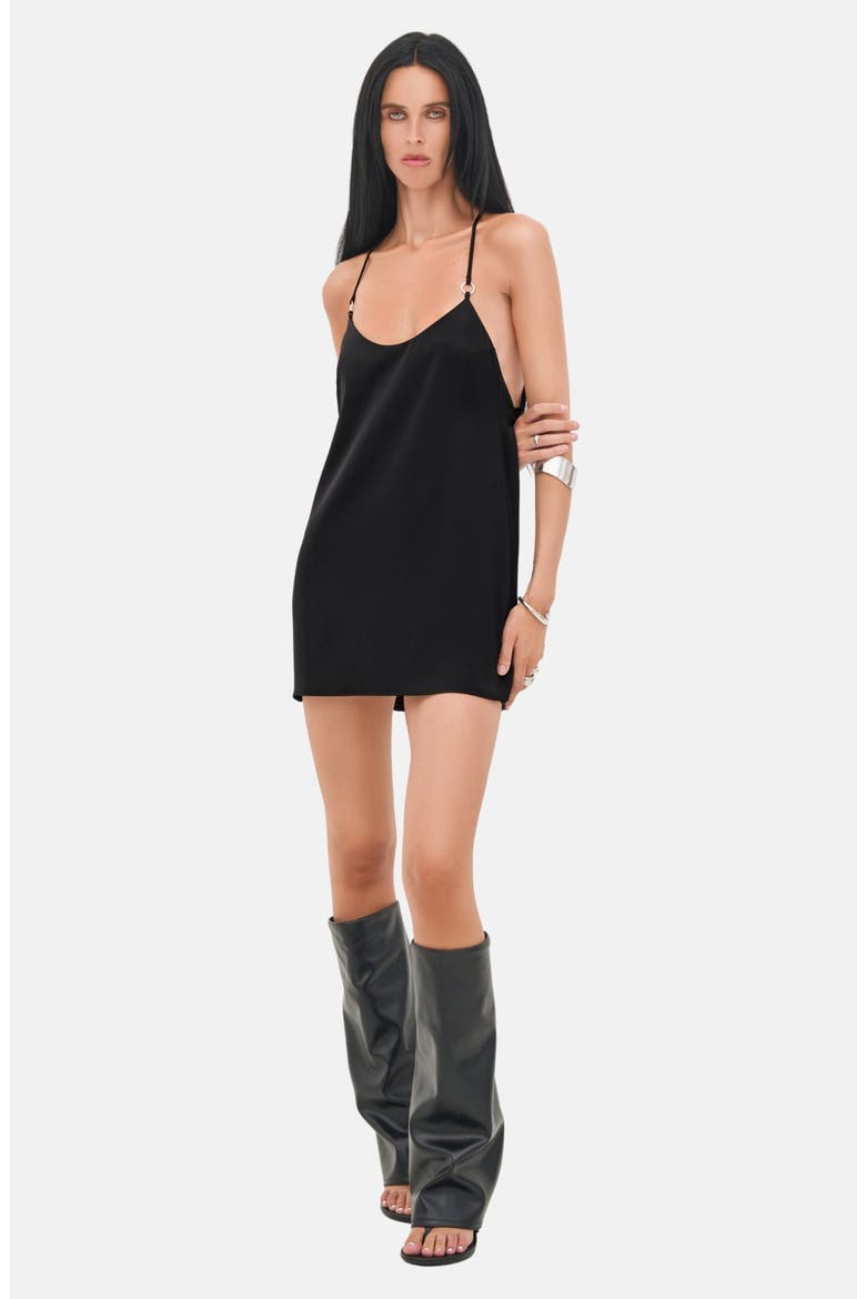 Lindsey Mini Dress, Alternate, color, Black