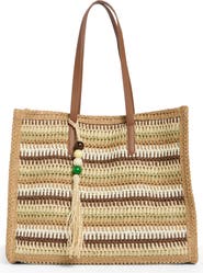 Dolce Vita Citrine Woven Straw Tote