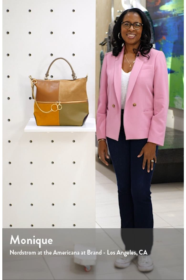 Emy Suede & Leather Satchel video