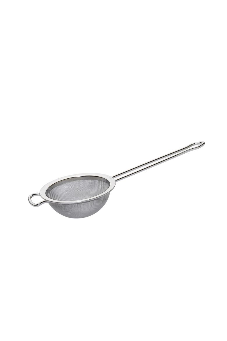 Classic Heavy Duty Fine Mesh Strainer, Stainless Steel, 5-Inch Diameter, Main, color, Silver