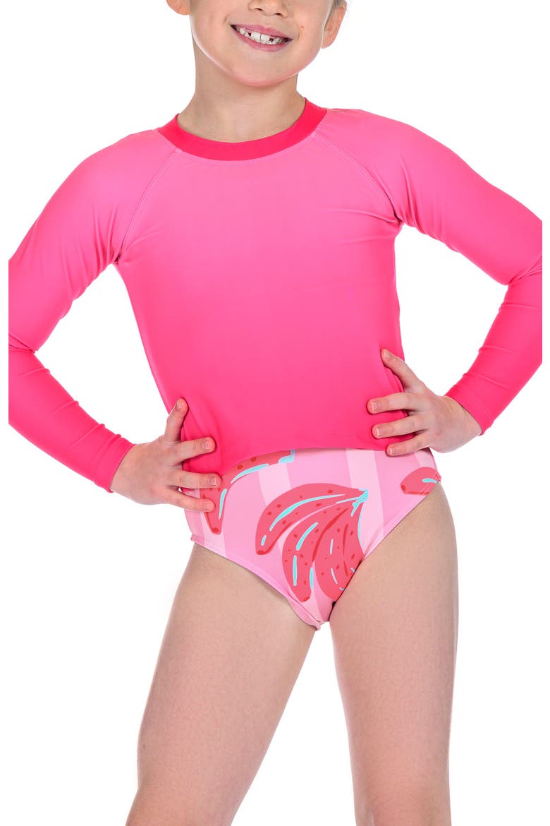 UPF 50 Rashguard, Main, color, Watermelon Sorbet