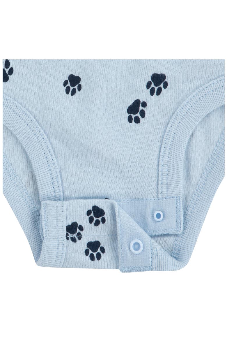Assorted 3-Pack Organic Cotton Bodysuits, Alternate, color, 001WHITE