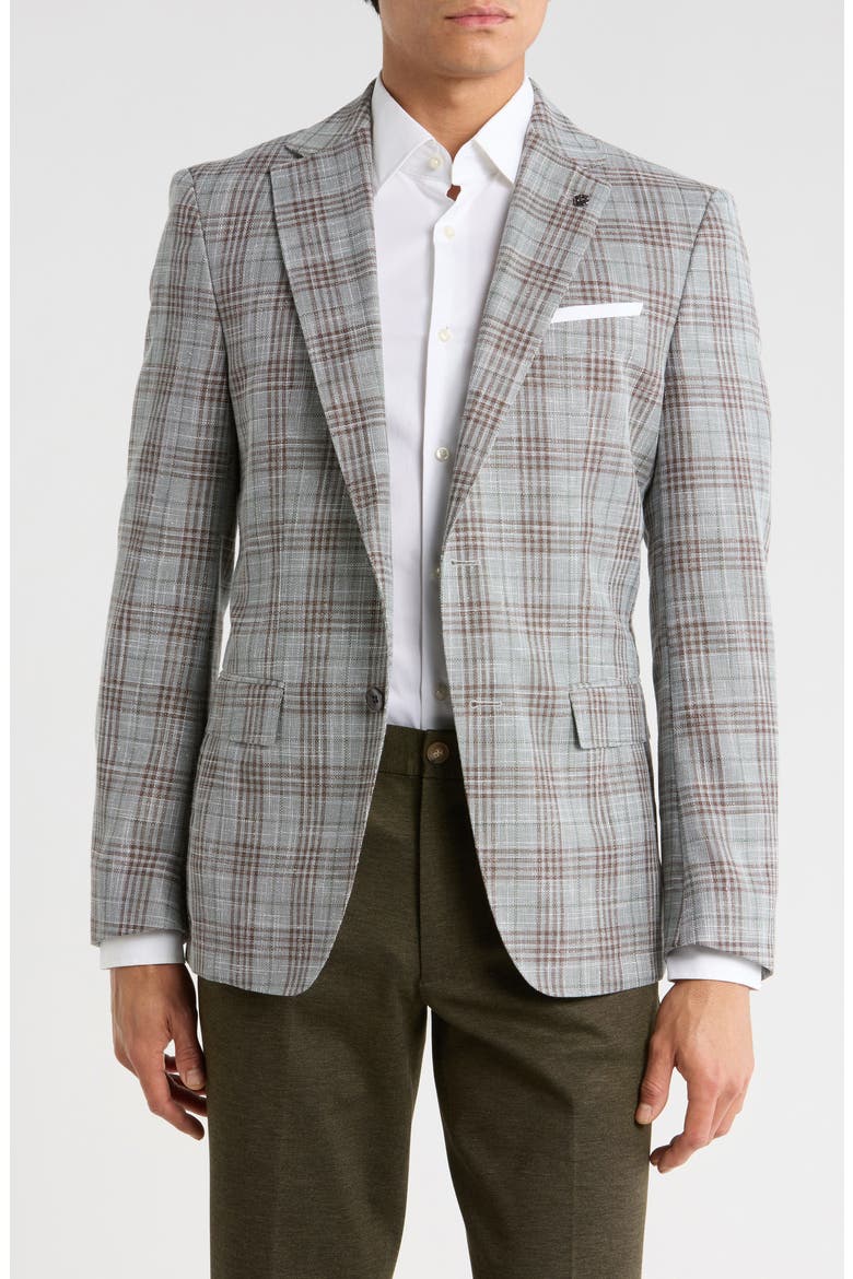 Hutson Virgin Wool Blend Sport Coat, Main, color, LIGHT/ PASTEL GREEN