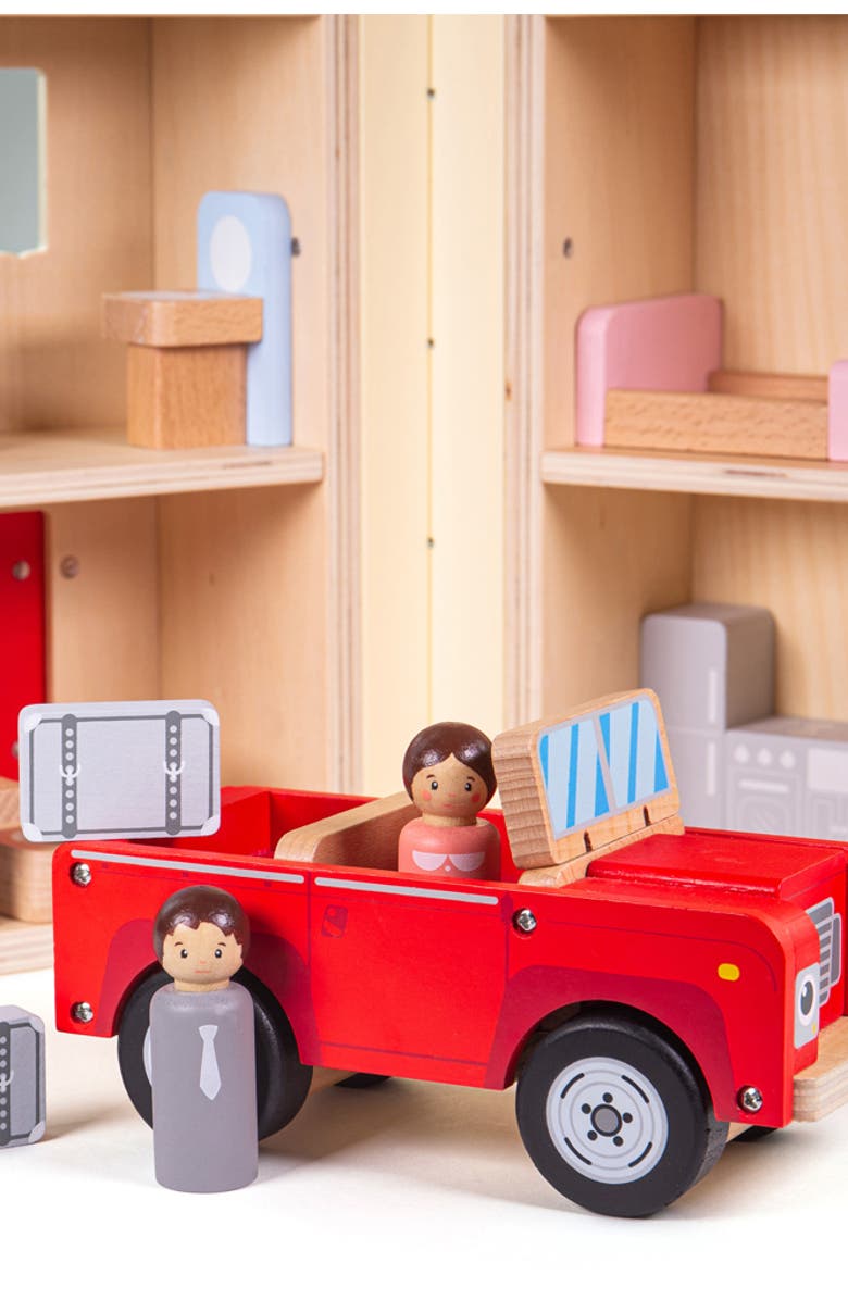 Bigjigs Toys Folding Dolls House Set, Alternate, color, 