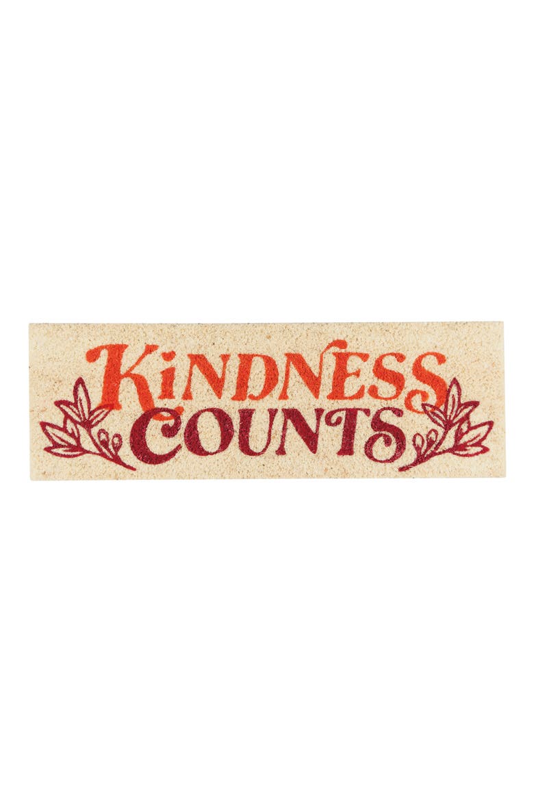 Kindness Counts Demi Doormat, Main, color, KINDNESS COUNTS