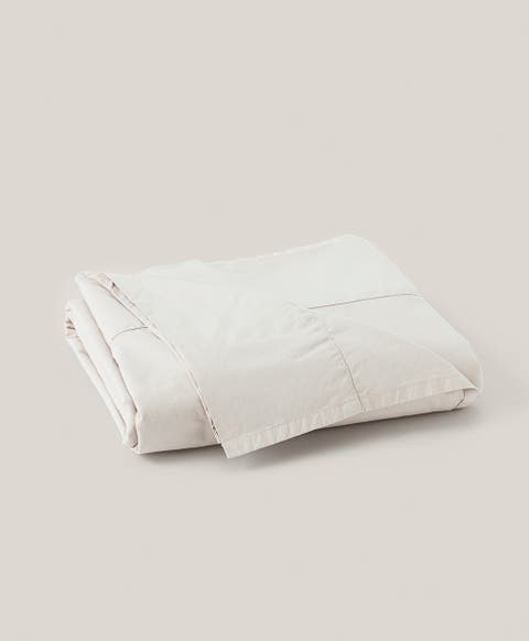 Organic Cool-Air Percale Flat Sheet