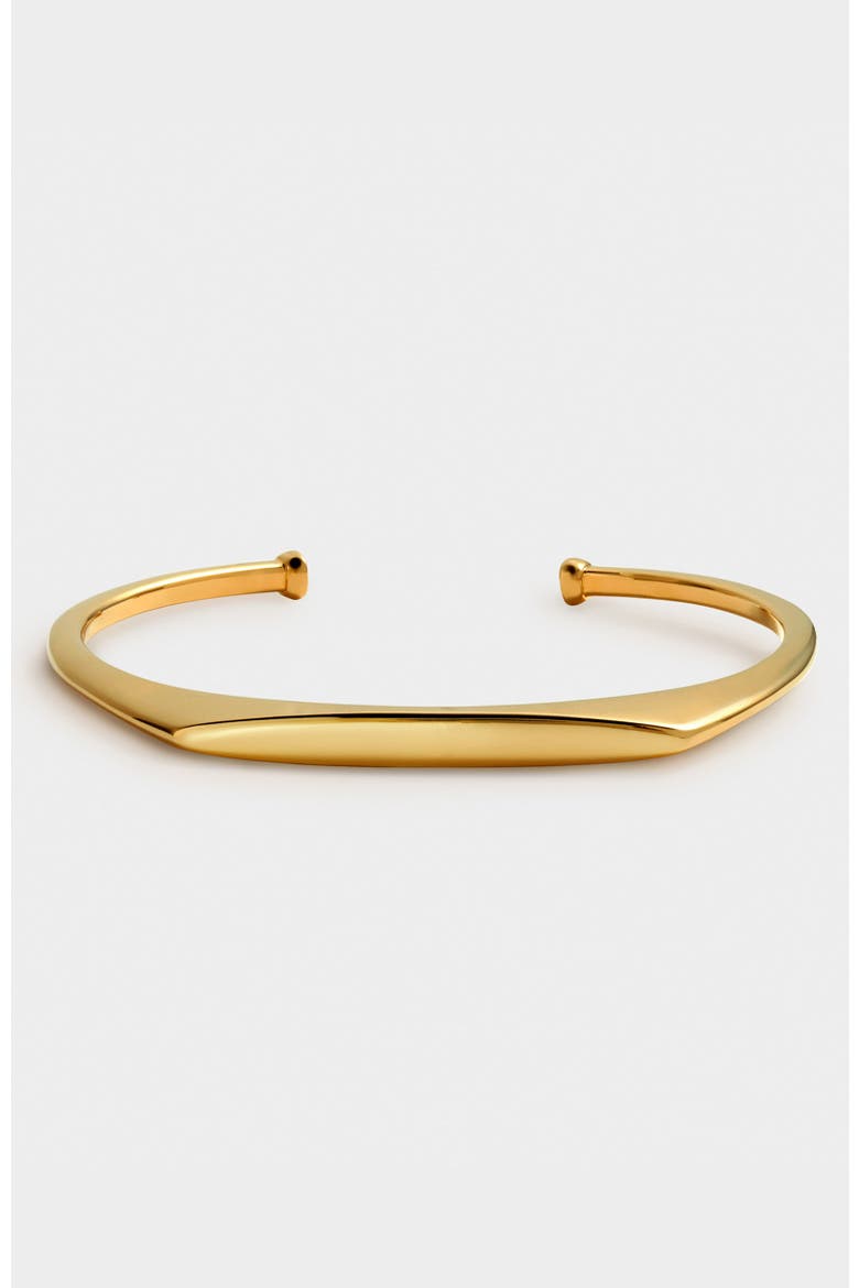 Signet Bangle, Main, color, Gold