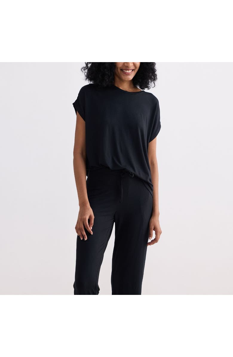 Reistor Relaxed Tee in Black, Alternate, color, Black