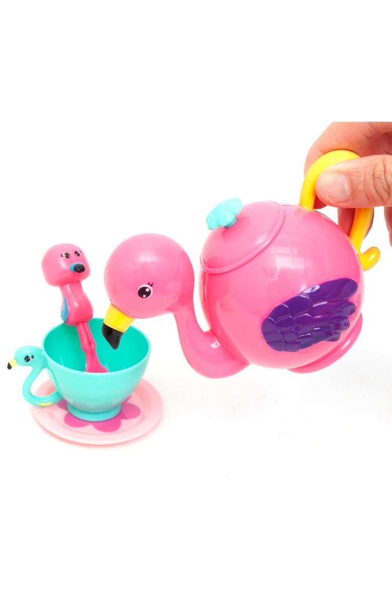 Zoo Troop Flamingo Animal Tea Party Set, 13 Pieces, Alternate, color, Multicolored