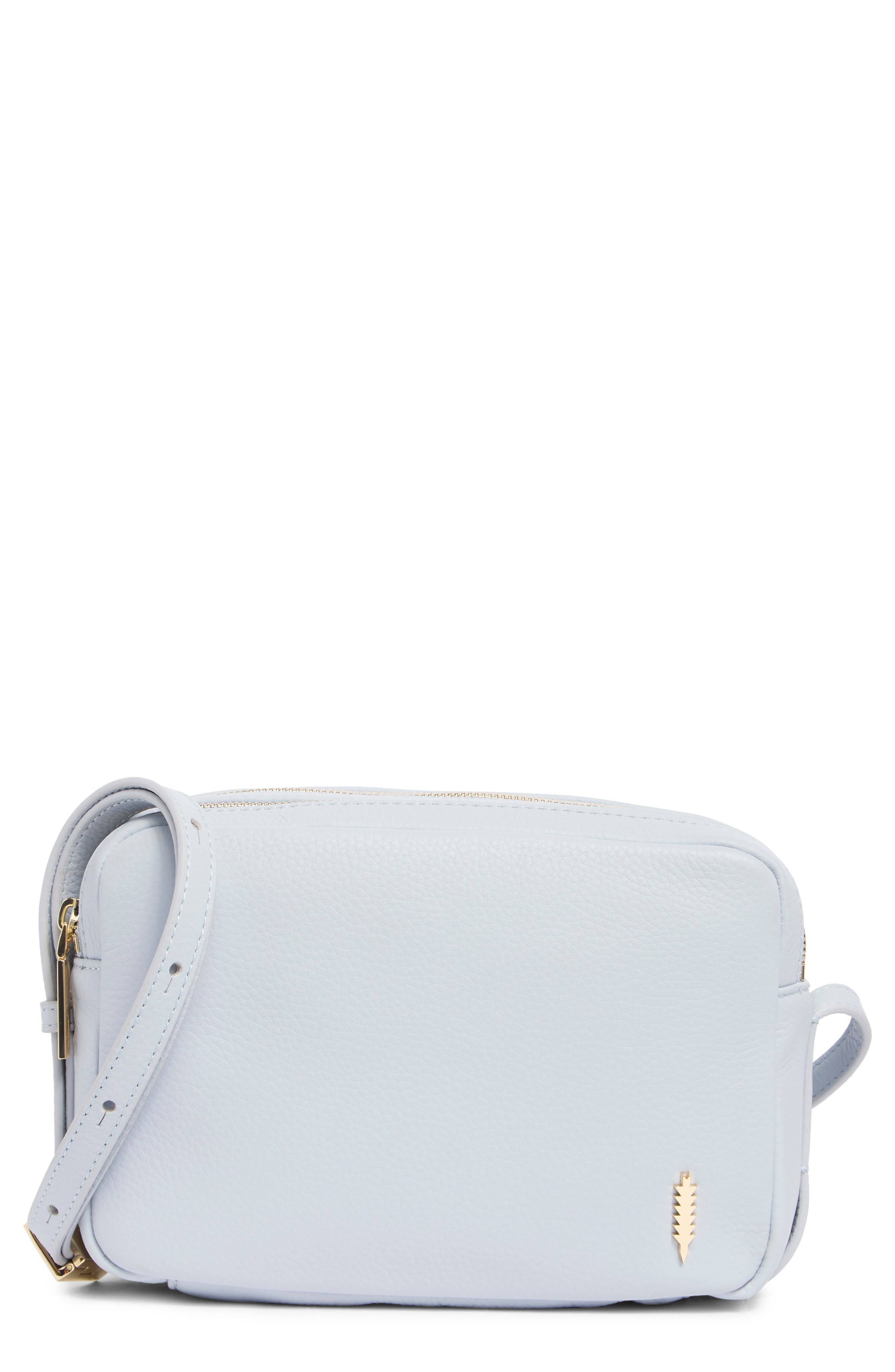 Thacker Shay Leather Camera Crossbody Bag, Main, color, 