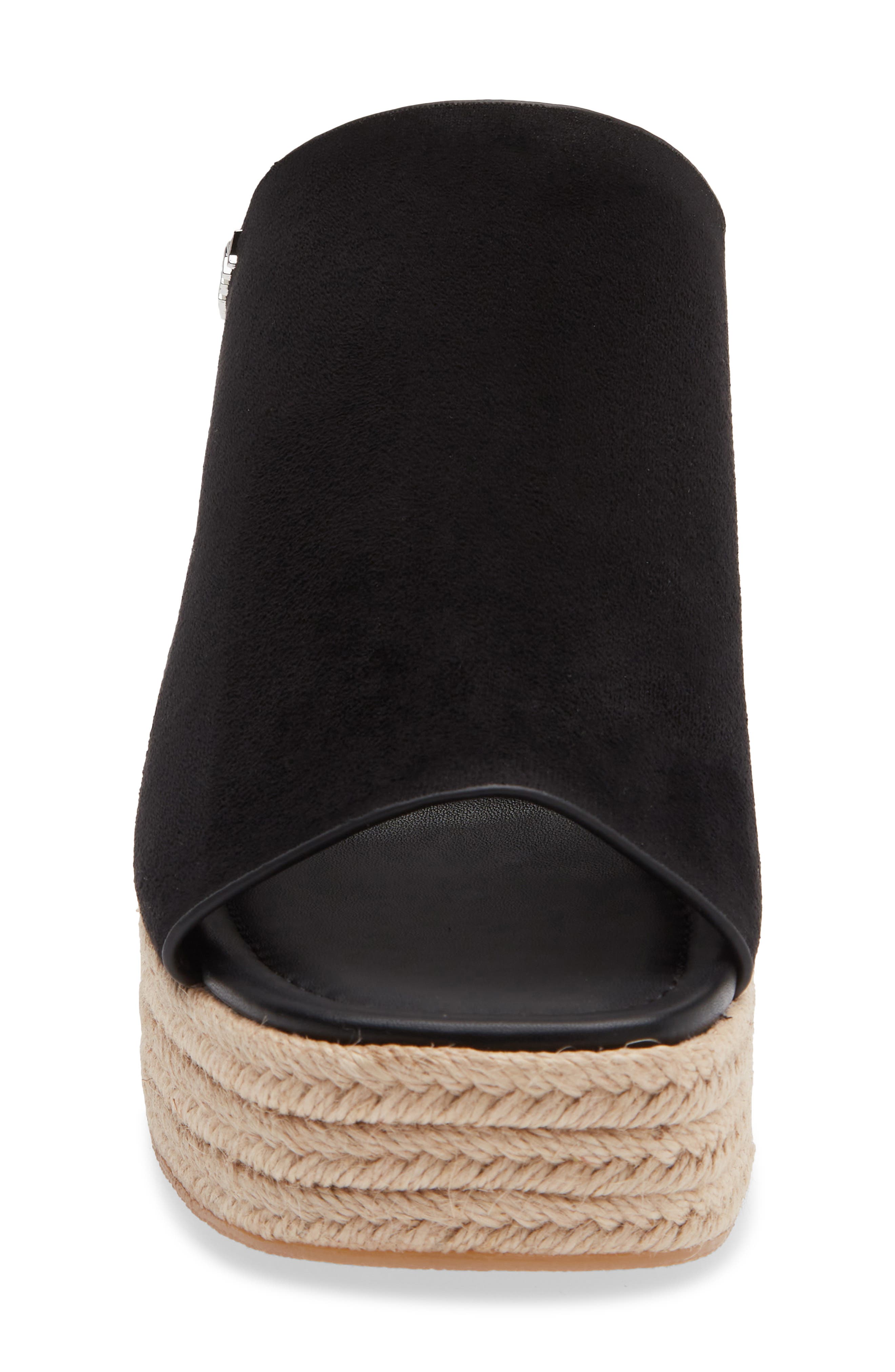 DKNY Maryn 2 Espadrille Wedge Sandal, Alternate, color, Black