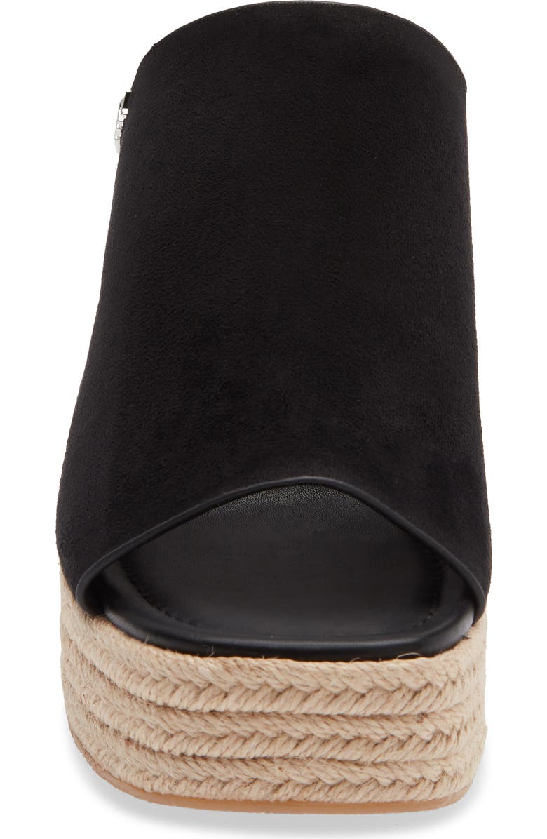 DKNY Maryn 2 Espadrille Wedge Sandal, Alternate, color, Black