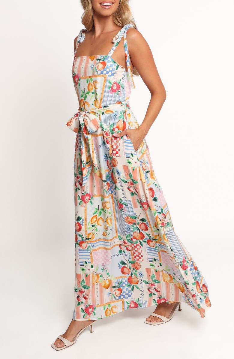 Petal & Pup Montreux Print Maxi Dress, Alternate, color, Sunburst