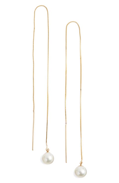 【新品未使用品】Poppy Finch LongPearlEarring Women's Poppy Finch Earrings