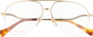 Gucci 55mm Aviator Optical Frames