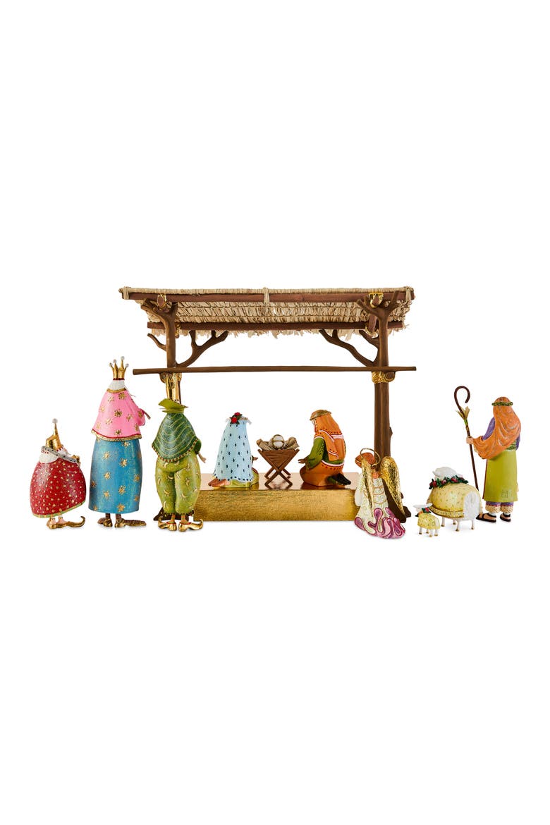Patience Brewster 10-Piece Nativity Set, Alternate, color, MULTI