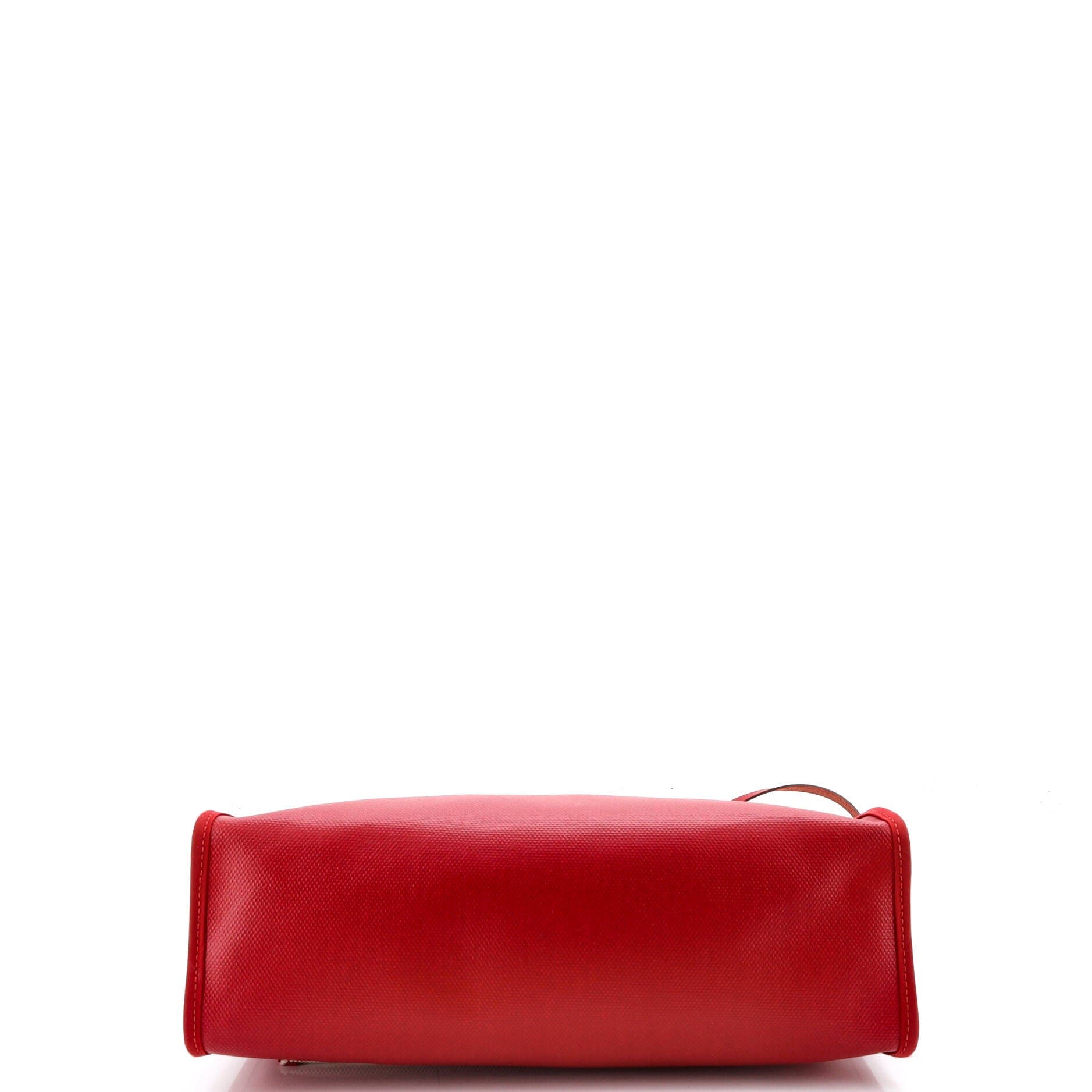Pre-Owned Hermes Herbag Zip Berline Vache Canvas and Leather 31, Alternate, color, Rouge Piment