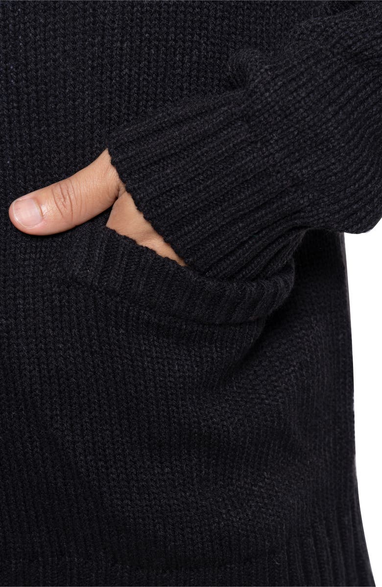 XRAY Shawl Collar Knit City Patch Cardigan, Alternate, color,