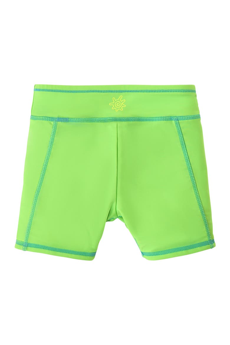 Reversible Active Swim Shorts, Alternate, color, Neon Sky/Neon Green
