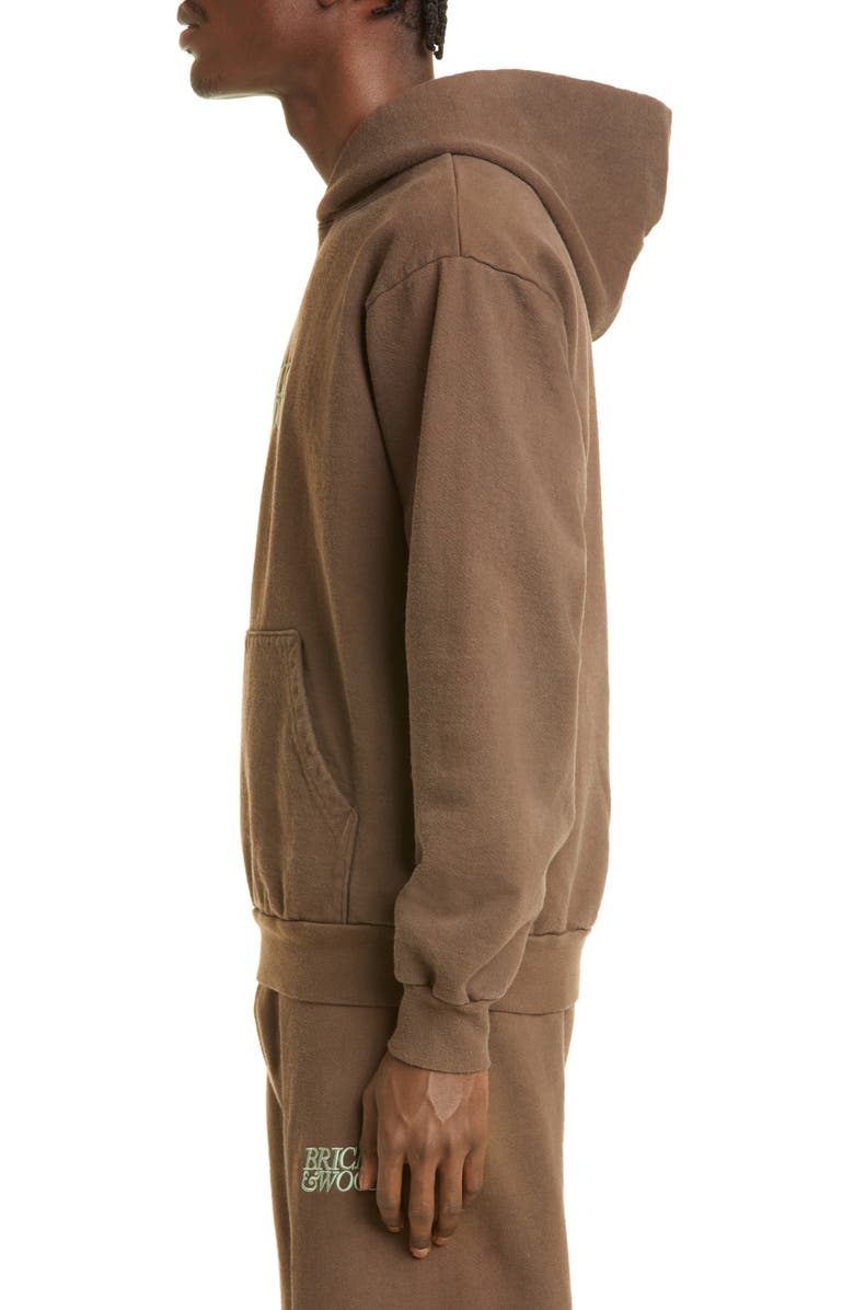 Bricks & Wood Logo Hoodie, Alternate, color, 