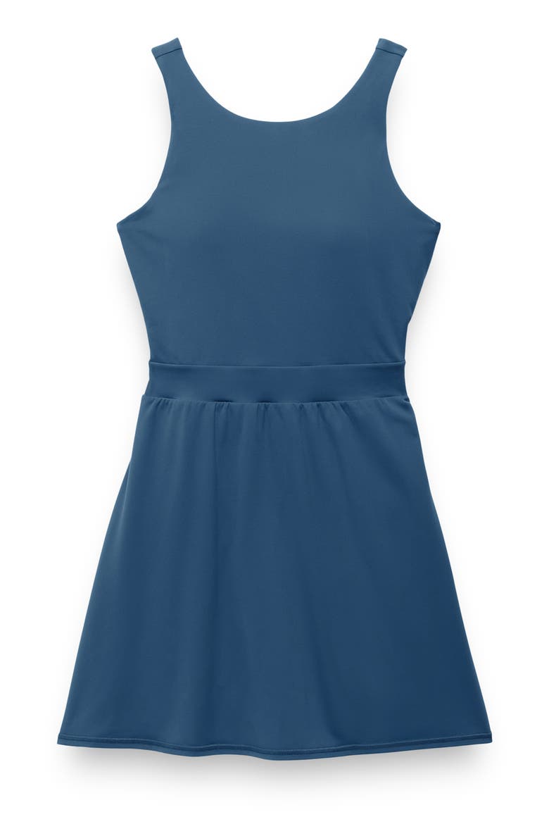 Luxara Balance Sleeveless Fit & Flare Dress, Alternate, color, BLUFF BLUE