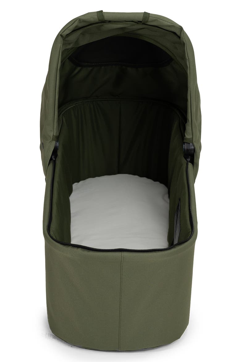 Indie Twin Stroller Bassinet, Alternate, color, OLIVE
