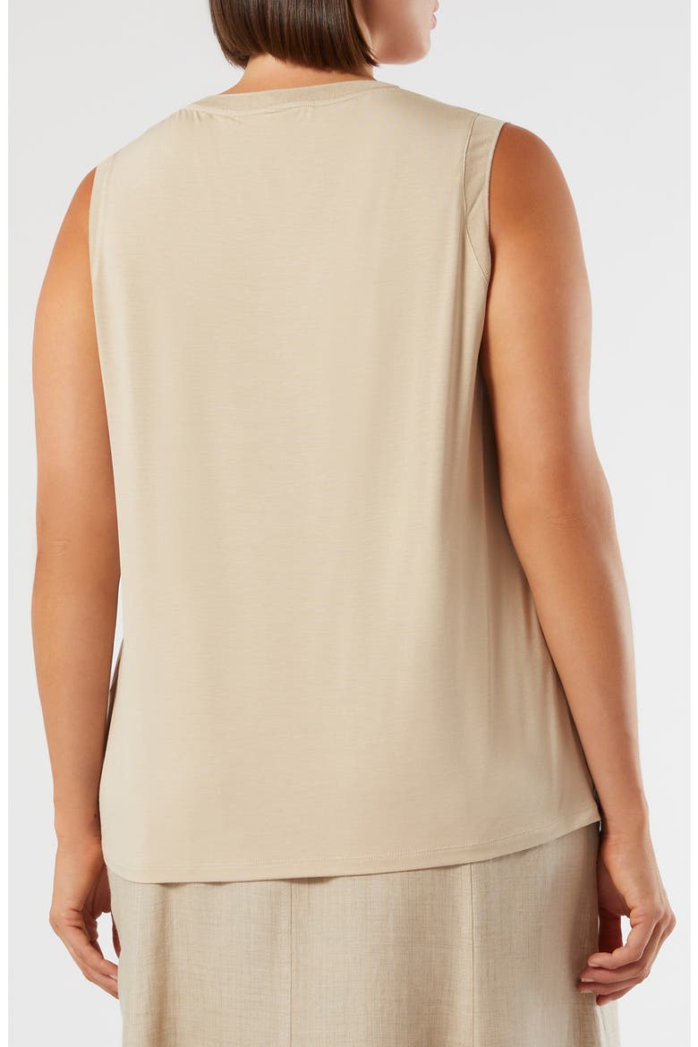 Sdonnola Satin & Jersey Shell, Alternate, color, SAND