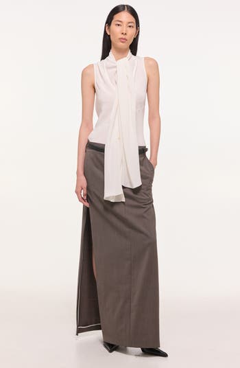 Silk Scarf Top