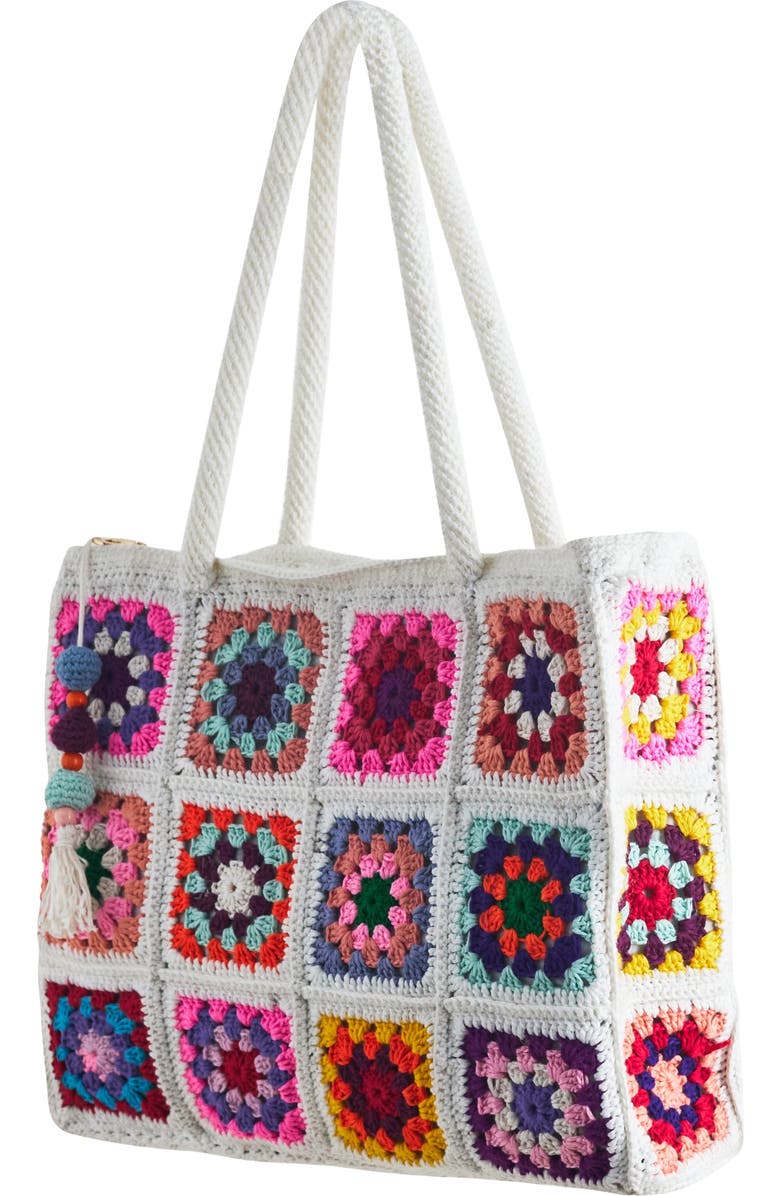 Solomon & Sage Classic Regular Work Crochet Bag, Main, color, Multi Color